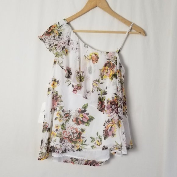 NWT Leith floral off the shoulder top size Small (143) - Picture 4 of 8